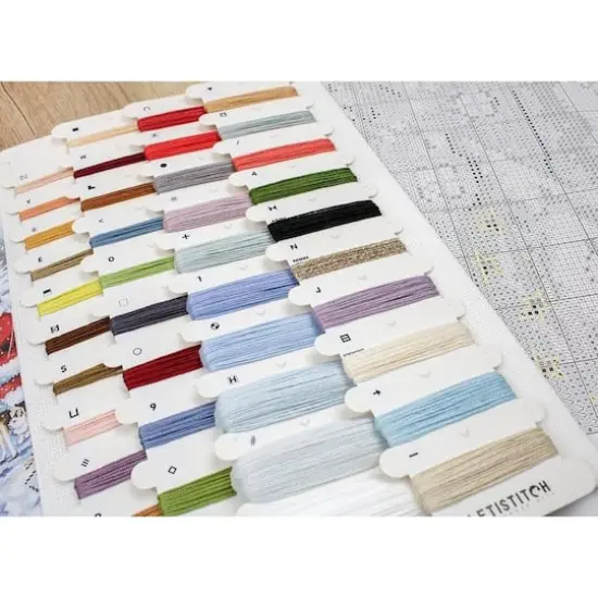 Letistitch Snowman And Santa Counted Cross Stitch Kit {3}