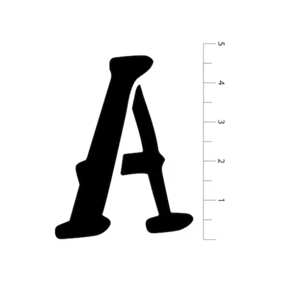 Alphabet Handlettered Serif Stencils, 12" x 12" by Craft Smart&reg; {4}