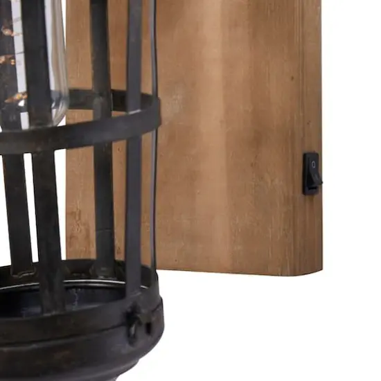 Black Iron Industrial Candlestick Holders, 15" x 6" x 11" {4}