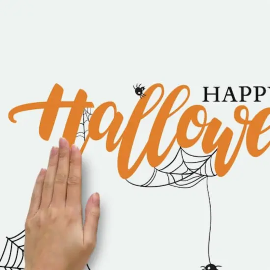 RoomMates Happy Halloween Quote Peel & Stick Wall Decal {6}