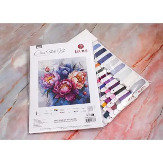 Luca-S The King of Flowers Counted Cross Stitch Kit {7}