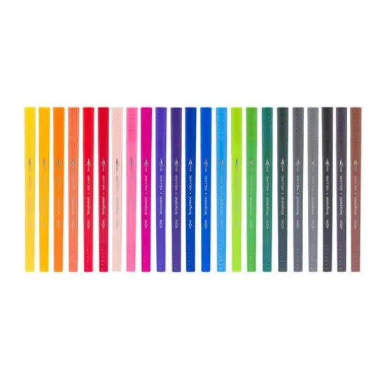 Bruynzeel Expression Fineliner 24 Color Brush Pen Set {4}