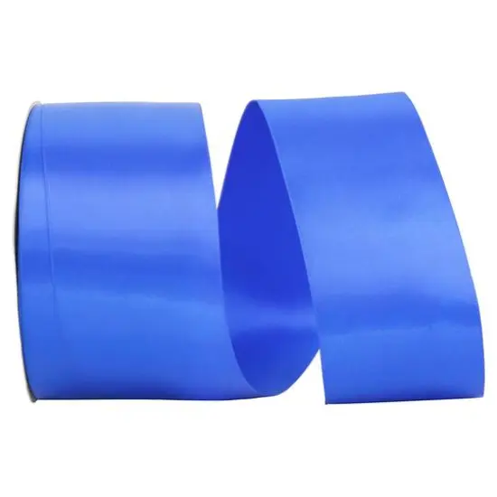 JAM Paper 2.5'' x 50yd. Double Face Satin Ribbon Electric Blue {1}