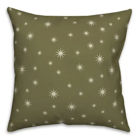 Green Twinkle Throw Pillow {3}