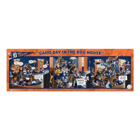 MLB Game Day in the Dog House 1,000 Piece Puzzle Detroit Tigers {5}