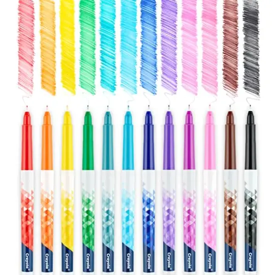 Crayola&reg; Ultra Fine Point Doodle Markers, 12ct. {4}