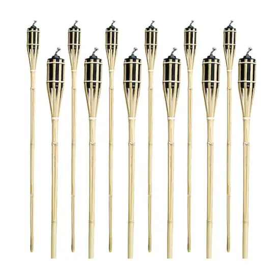 Sorbus 48" Matney Outdoor Bamboo Torches, 12ct. {1}