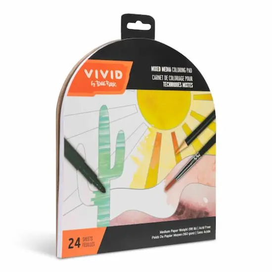 VIVID by Brea Reese&reg; Boho Mixed Media Coloring Pad {9}