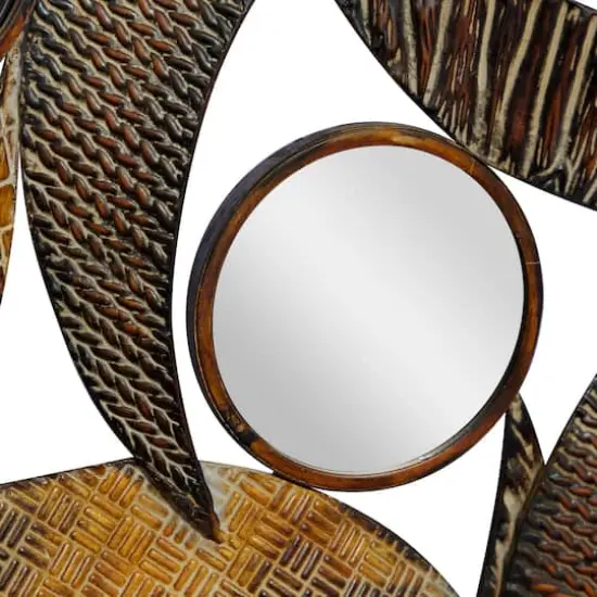 40" Beige Metal Contemporary Ornamental Wall Decor {3}