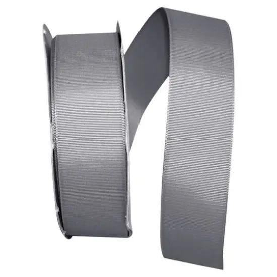 The Ribbon Roll 1.5" x 50yd. Grosgrain Solid Ribbon Silver {1}