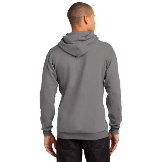 Port & Company&reg; Neutrals Core Fleece Pullover Hooded Sweatshirt Medium Grey {6}