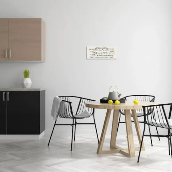 Stupell Industries Kitchen Rules List Family Happiness Motivational Phrases,7" x 17" {3}