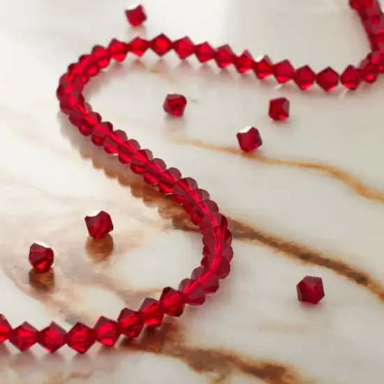 Preciosa Glass Crystal Bicone Beads, 4mm by Bead Landing&trade; Siam {3}