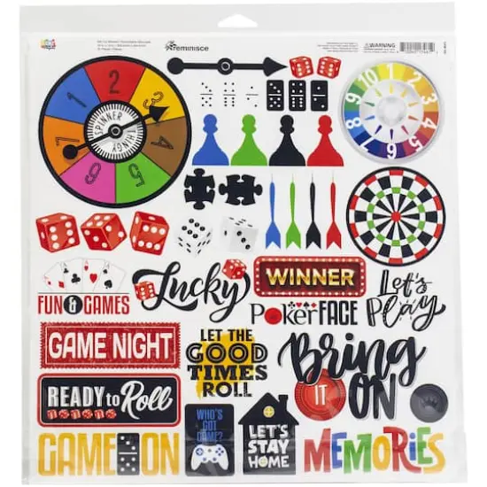Reminisce Game Night Collection Kit, 12" x 12" {3}