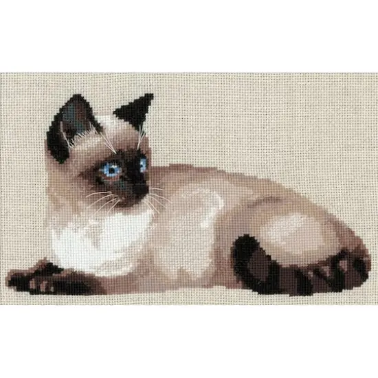 RIOLIS Thai Cat Cross Stitch Kit {1}