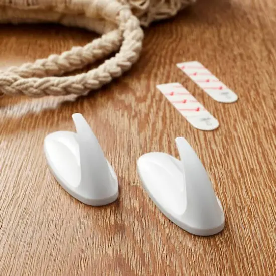 Command&trade; White Medium Designer Hooks Multi-Pack {3}