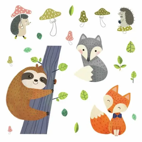 RoomMates Forest Friends Peel & Stick Giant Wall Decals {3}
