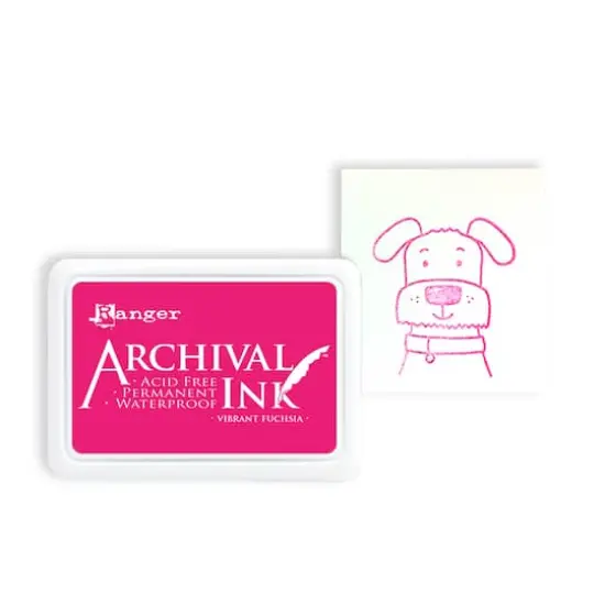 Ranger Archival Ink&trade; Pad Vibrant Fuchsia {3}