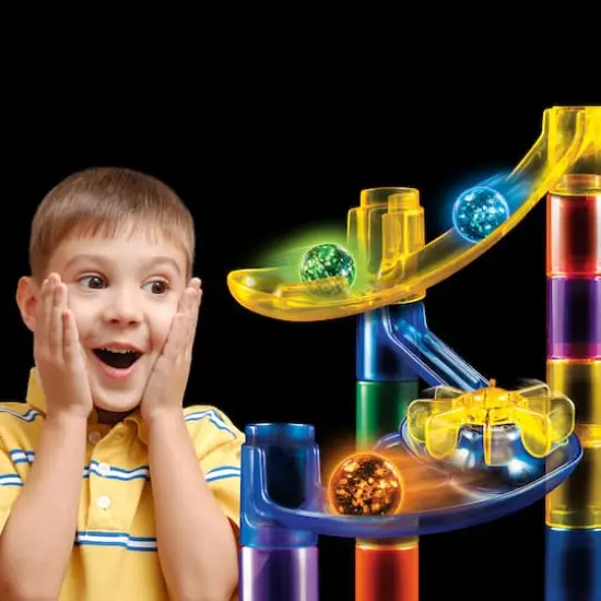 National Geographic&trade; 50-Piece Glow-in-the-Dark Marble Run {3}