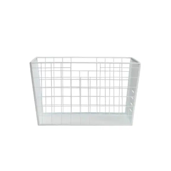 13" White Wire Multifunctional Basket {4}