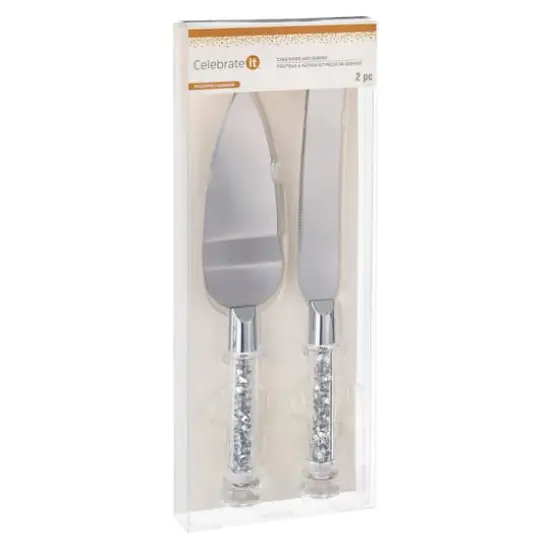 Bling Wedding Cake Knife Set by Celebrate It&trade; {4}