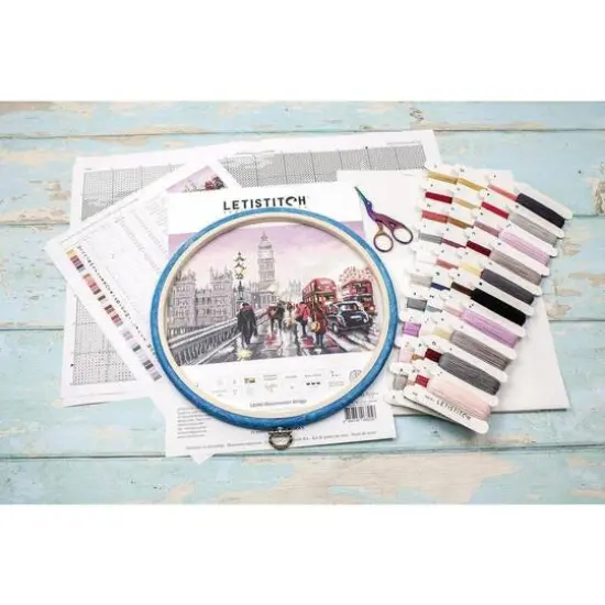 LetiStitch Westminster Bridge Counted Cross Stitch Kit {8}