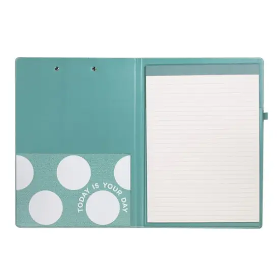 Steel Mill & Co.&reg; Textured Large Dots Clipboard Folio {3}