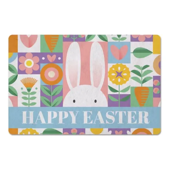 Mod Easter Collage Floor Mat {1}