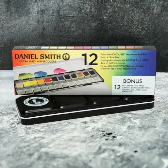 Daniel Smith Extra Fine&trade; Watercolor 12 Color Half Pan Set {1}