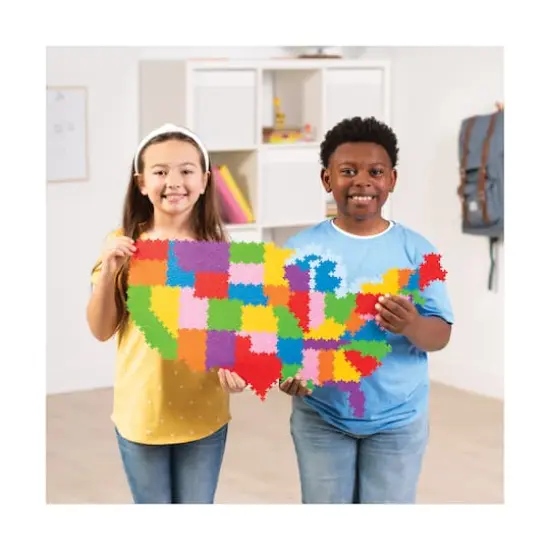 Puzzle By Number - Map of the United States: 1400 Pcs {8}