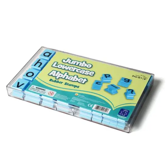 Educational Insights Jumbo Lowercase Alphabet Rubber Stamps {1}