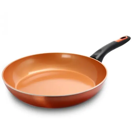 Gibson&reg; Cuisine Hummington 12" Metallic Copper Aluminum Frying Pan {4}