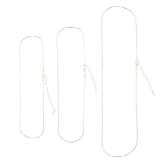 Snake Necklace Set by Bead Landing&trade; Silver Plated {3}