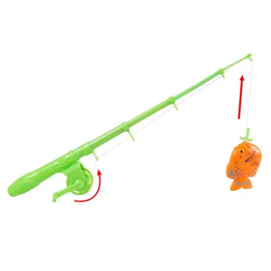 Toy Time Kid's Toy Fishing Set {6}