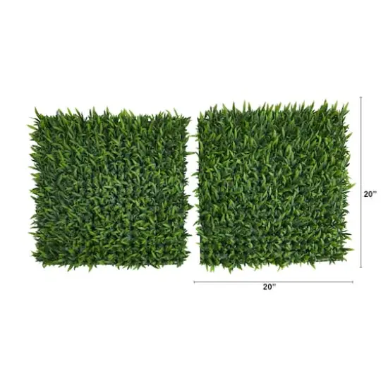 Artificial Grass Wall Mats, 2ct. {3}