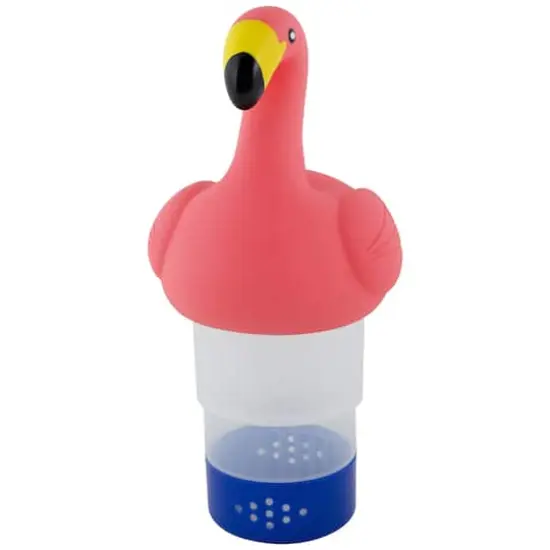 Swimline 12" Pink Flamingo Floating Pool Chlorine Dispenser {5}
