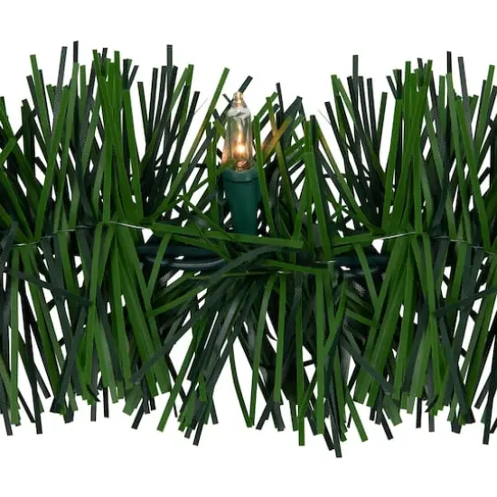 18ft. Pre-Lit Christmas Artificial Two Toned Pine Garland {1}