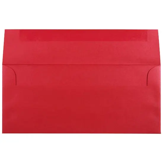 JAM Paper #10 Metallic Business Envelopes, 25ct. Jupiter Red Stardream {4}