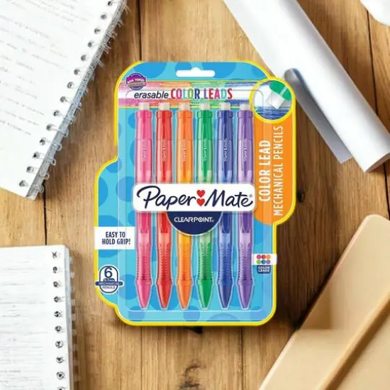 Paper Mate&reg; Clearpoint&reg; Erasable Color Lead Mechanical Pencil Set {1}