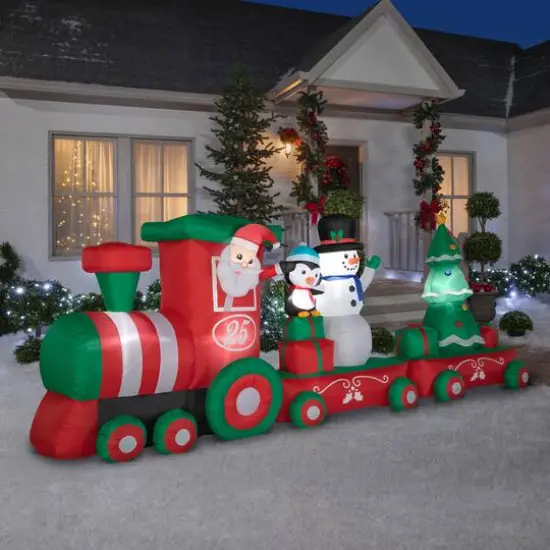 16ft. Inflatable Holiday Train {3}