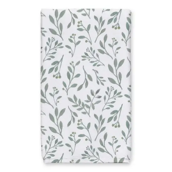 Relax Refresh Renew Tea Towel Set Green and White {4}