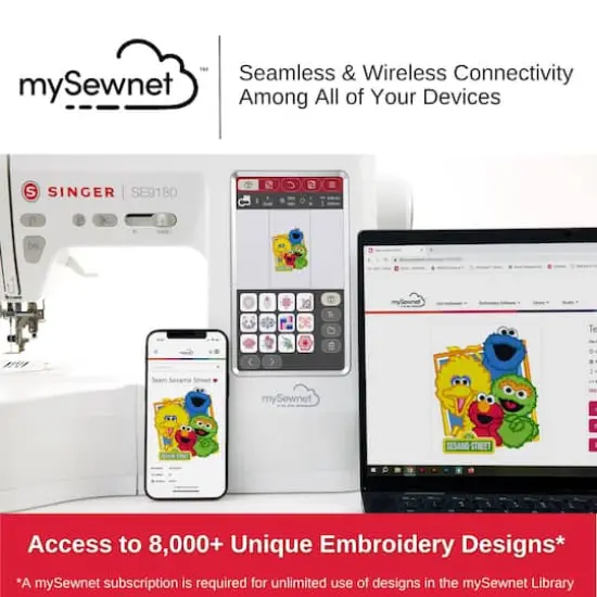 SINGER&reg; SE9180 Sewing & Embroidery Machine {6}