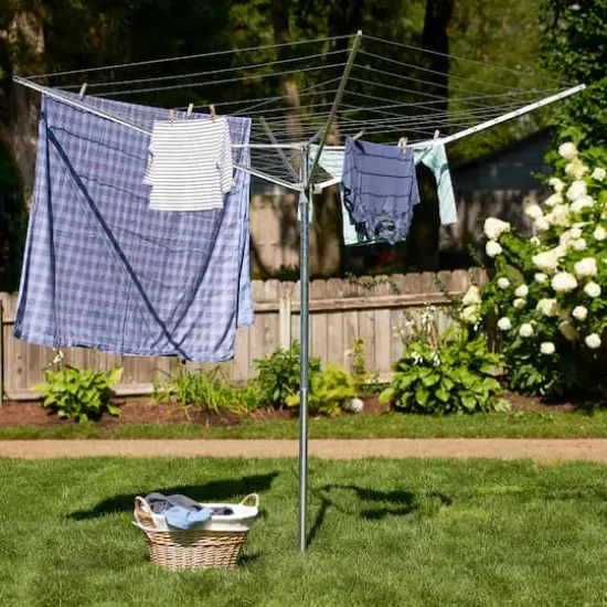 Household Essentials Umbrella Clothesline Outdoor Dryer {3}