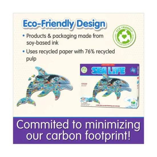 Wildlife World Puzzle - Sea Life: 200 Pcs {7}
