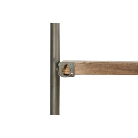 Hello Honey&reg; Gold Wall Clock with 2 Shelves & 3 Hooks {3}