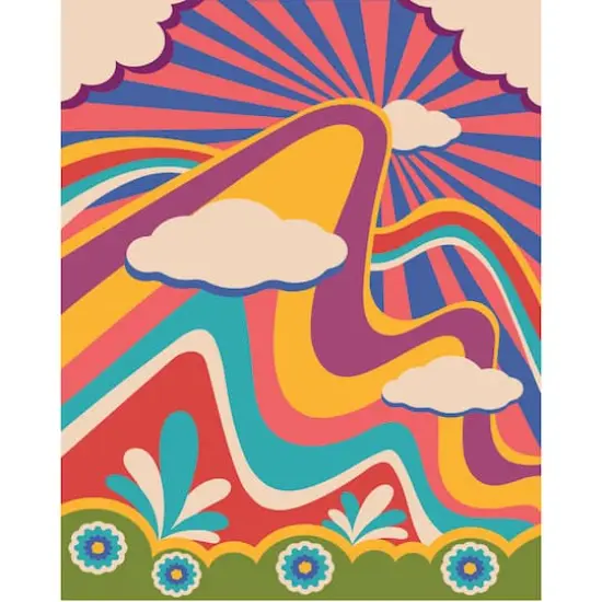 8" x 10" Groovy Sky Paint-by-Number Kit by Artist's Loft&reg; {1}