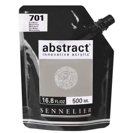 Sennelier Abstract&reg; Innovative Acrylic, 500mL 701 Neutral Grey {1}