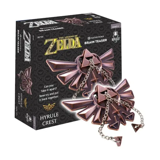 Hanayama Level 4 Cast Puzzle - The Legend of Zelda: Hyrule Crest {5}