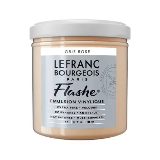 Lefranc & Bourgeois Flashe® Matte Artist's Color, 125mL Pink Gray {1}