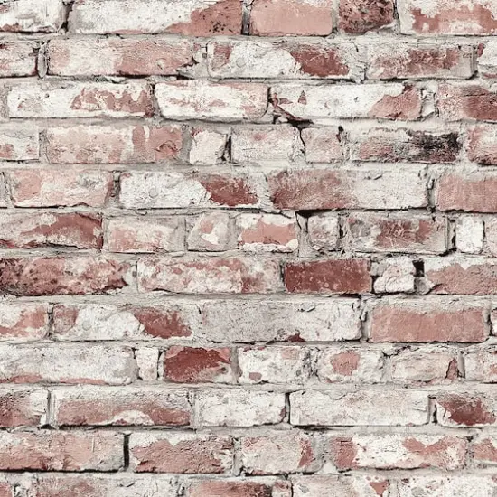 Surface Style Brickwork Peel & Stick Wallpaper Clay {1}